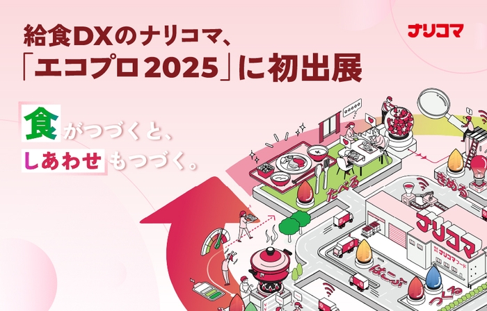 給食DXのナリコマ、「エコプロ2025」に初出展