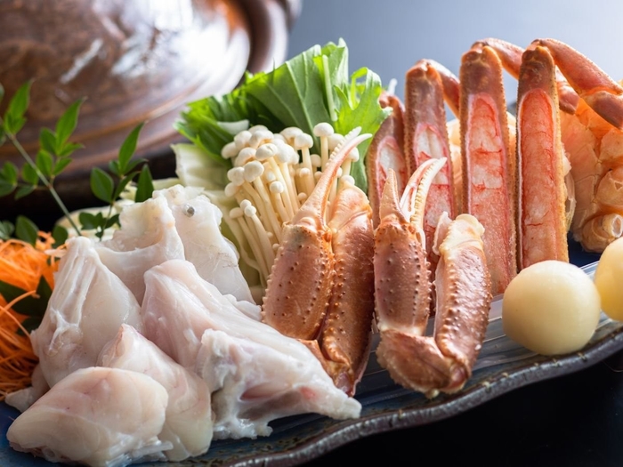 カニ&ふぐのちり鍋/一例