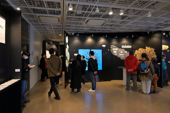 昨年の卒業・修了制作展の様子 デザイン学科3