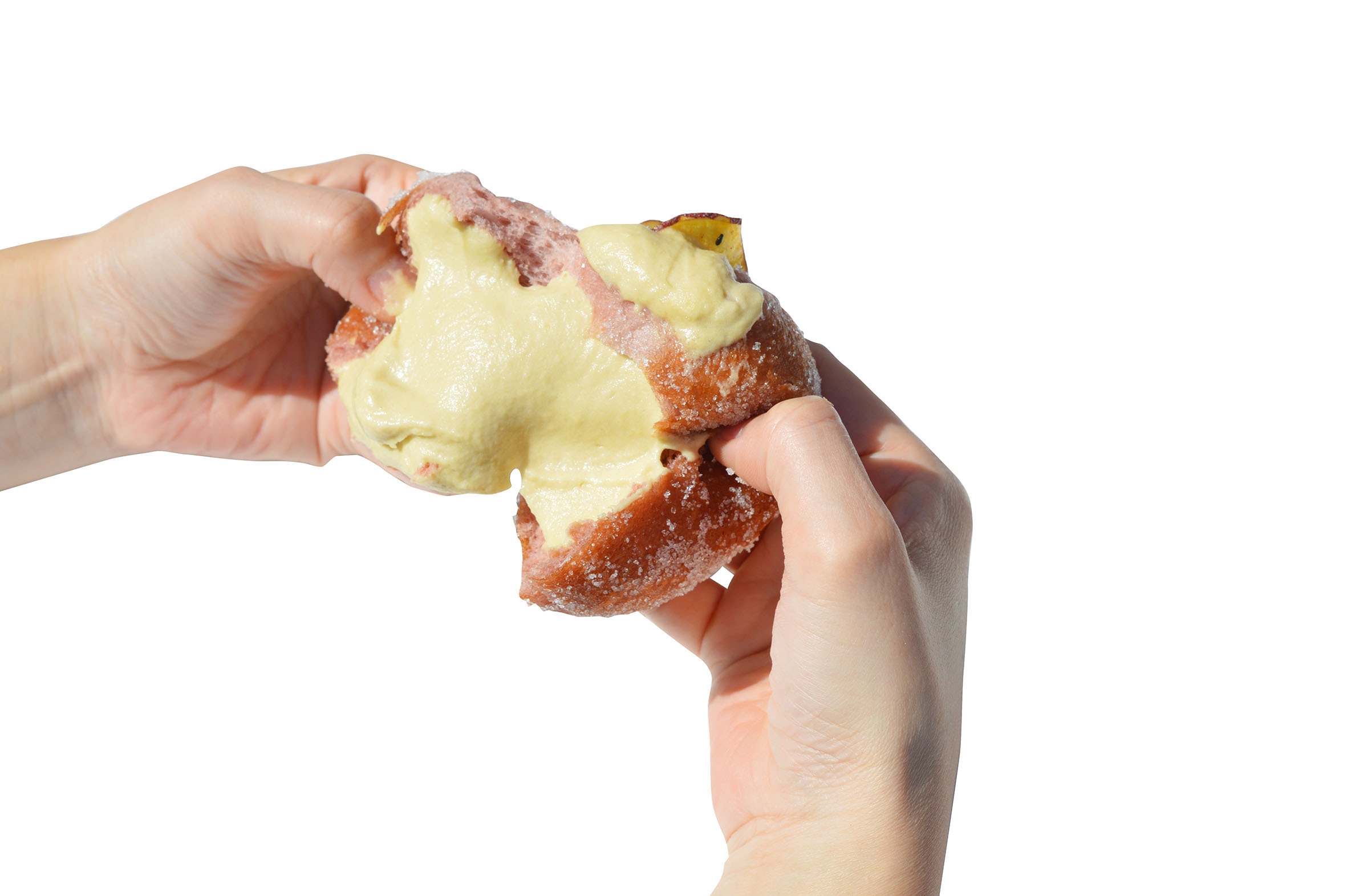 人気NO.1 お芋マラサダ生スイートポテトクリーム