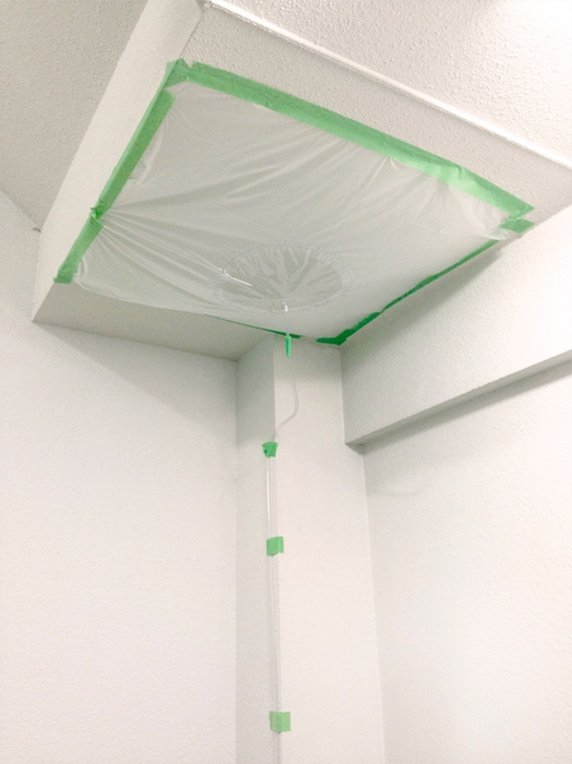 ポタポタキャッチ 天井設置イメージ