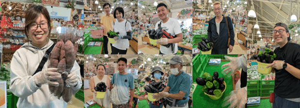 お野菜詰め放題の過去イベントの様子