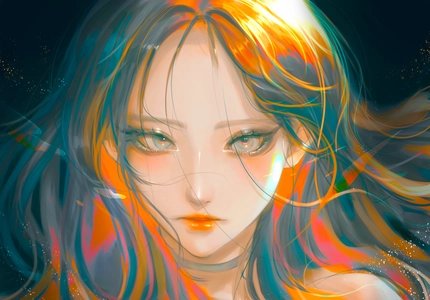 &quot;光と凛とした女性&quot;をテーマに描く人気のイラストレーター yun 個展「Gaze beyond.」をオンラインで開催