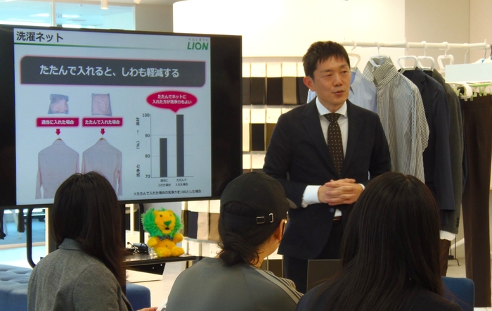 株式会社FABRIC TOKYO様 お洗濯研修会の様子1