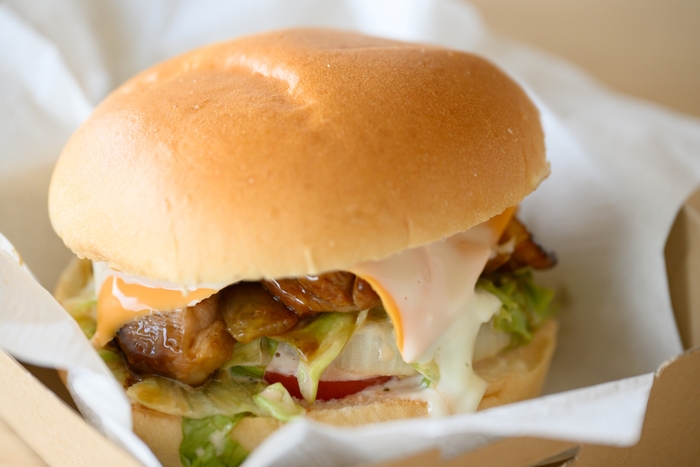 地鶏バーガー