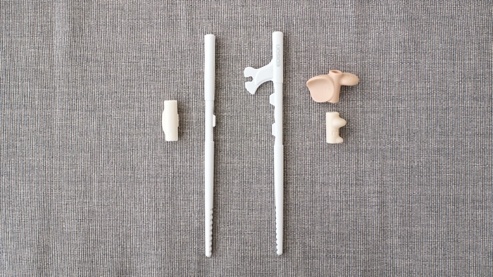 連結部も簡単に分解