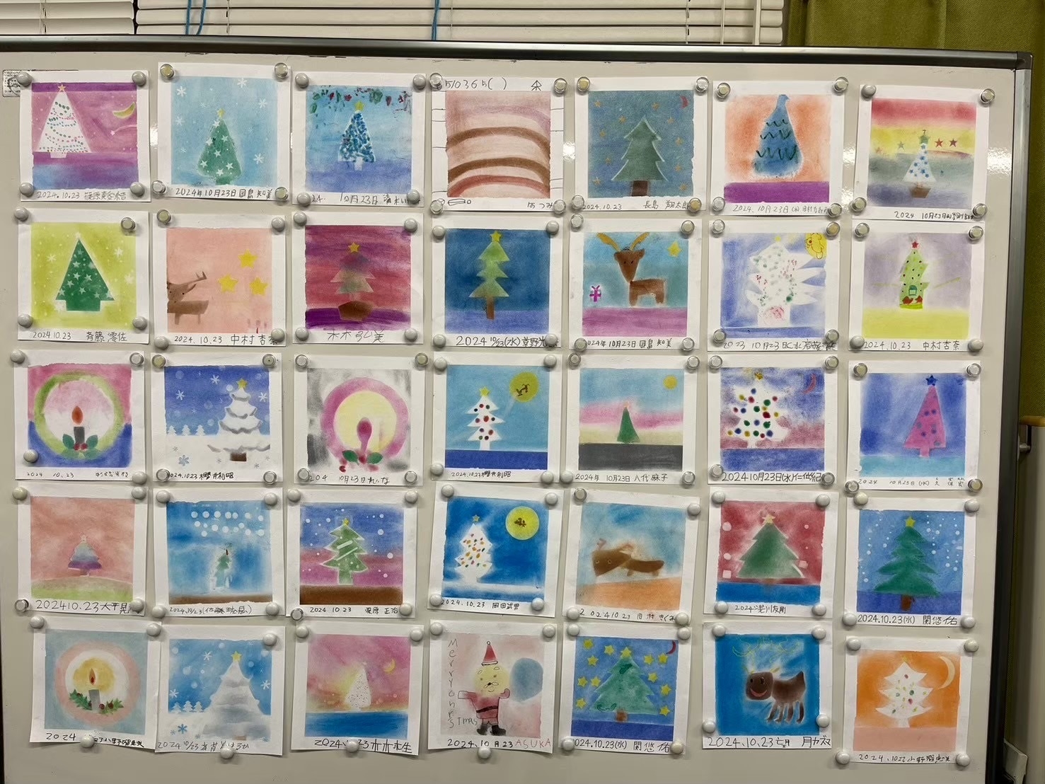 パステルアート教室 作品