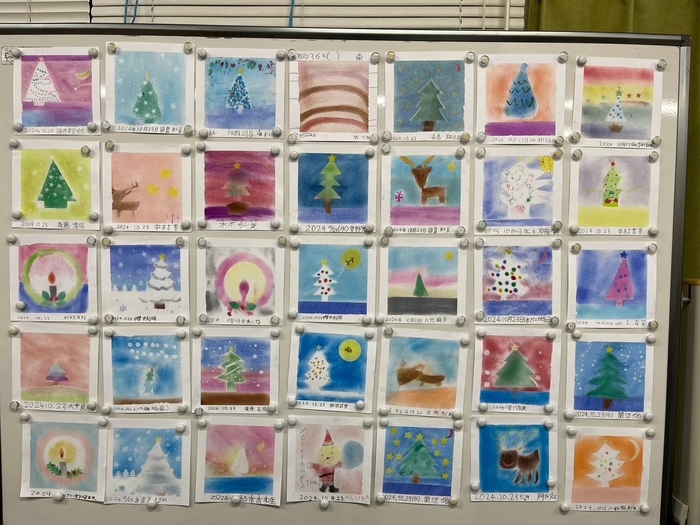 パステルアート教室 作品