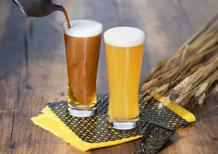 ジャスミンティービール』と『鉄観音ティービール』2種(各600円・税込)