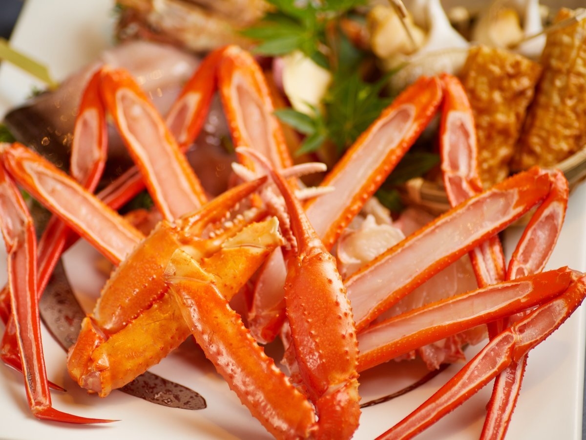 香住ガニの焼きガニ