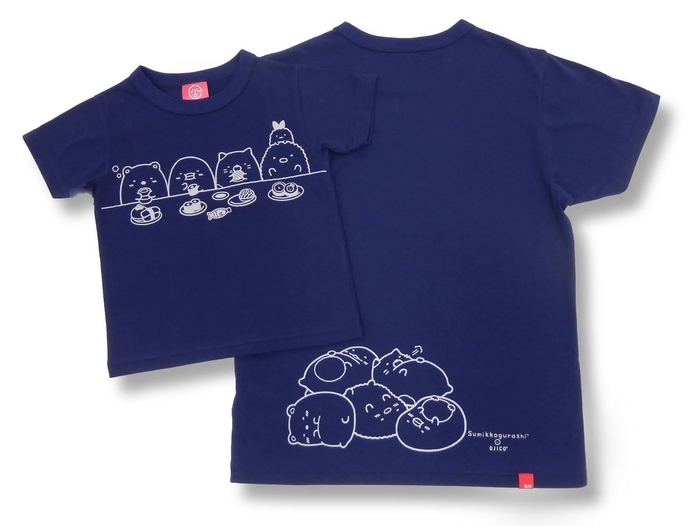 みんなでおすしの会のすみっコたち。 バックは…お腹いっぱいのすみっコたち。