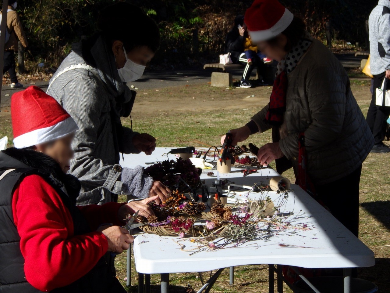 自然素材を使ったクラフト体験