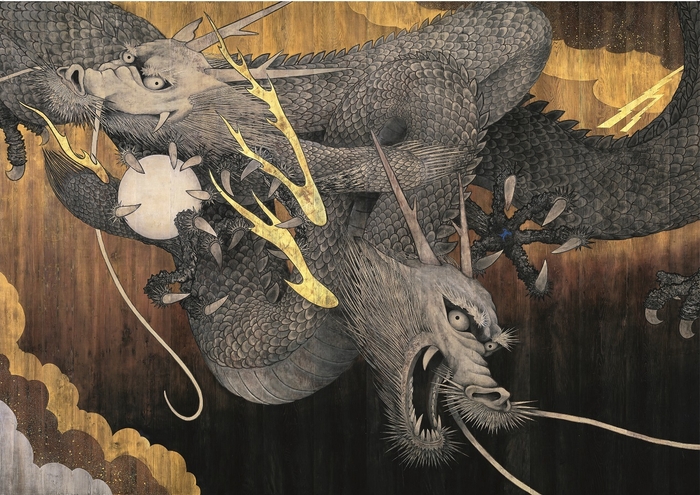 手塚 雄二「東叡山寛永寺 根本中堂奉納天井絵 叡嶽双龍」