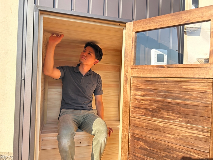 FIRS S内部 国産桧(ひのき)を全面に使用