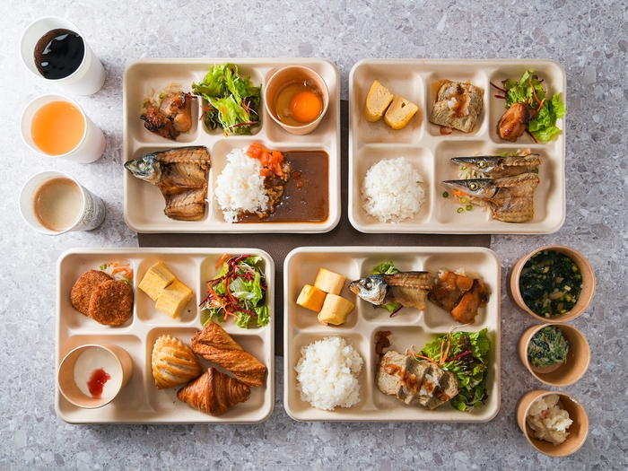 朝食ビュッフェ