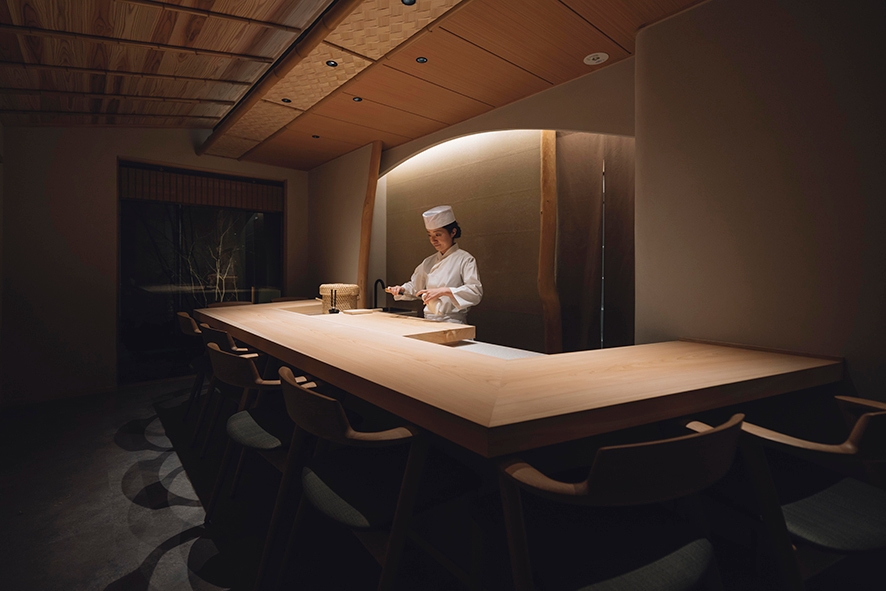 鮨 とよたか 店内