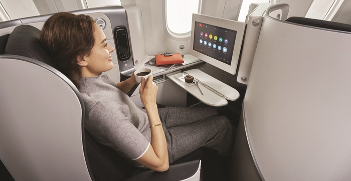 B787-9ビジネスクラス