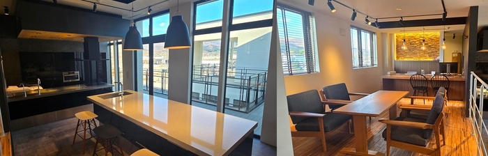 写真 左:キッチンスタジオ、右:コミュニケーションラボ