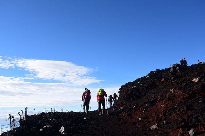 これまでの富士登山研修の様子