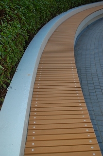 合成木材ベンチ