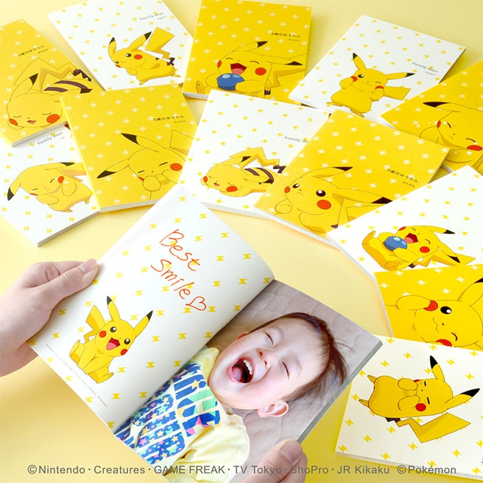 大人も子供も大好き「ピカチュウ」の表紙がTOLOTに登場! 6パターンの表情から選んで作るフォトコレクションアルバム提供開始