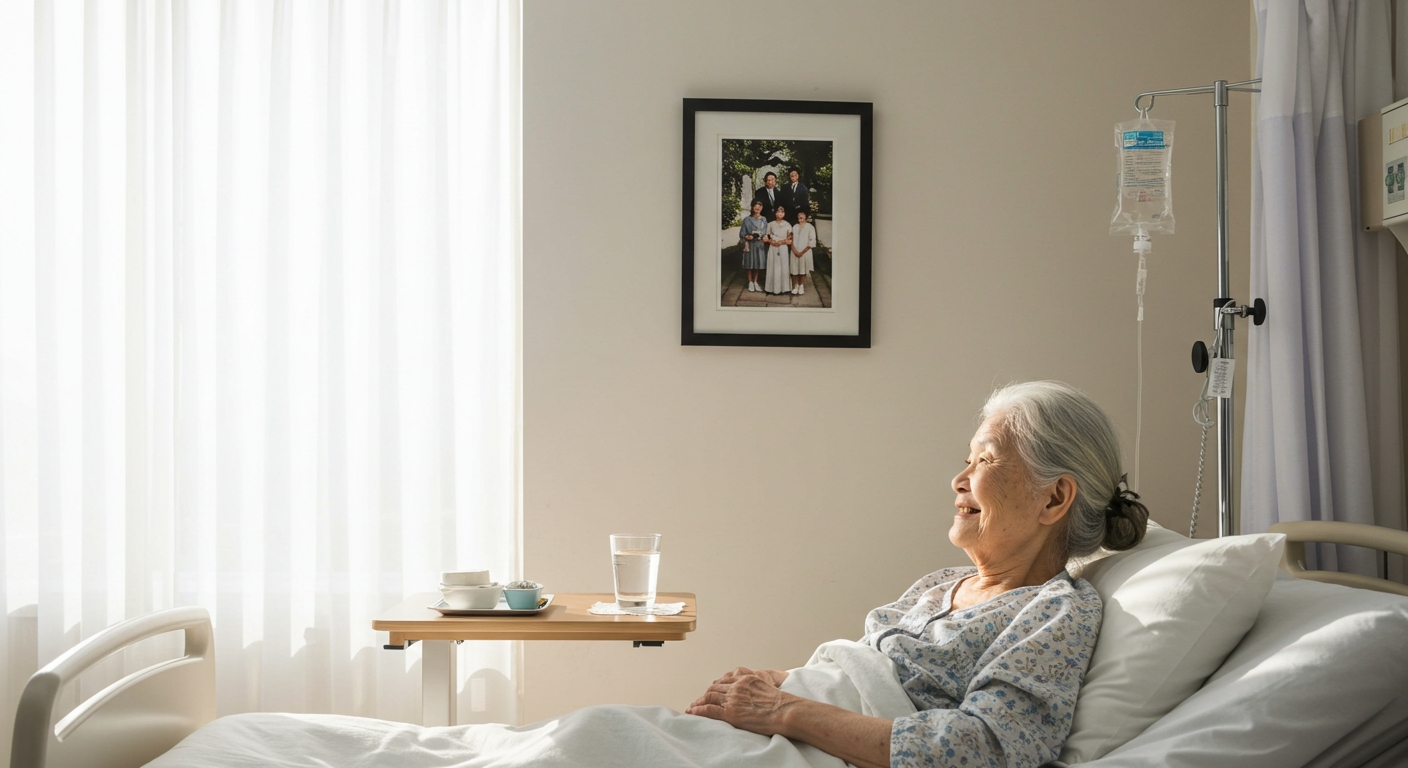 入院中の心の支えにもなる