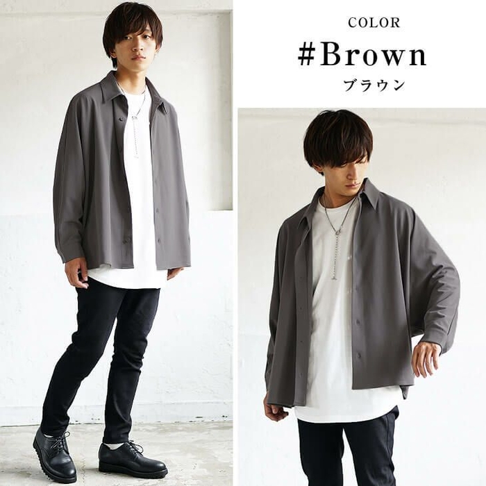 MinoriTY ORIGINAL 梨地ドルマンシャツ+ロングTシャツ