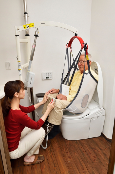 介護リフトつるべーFシリーズ トイレ