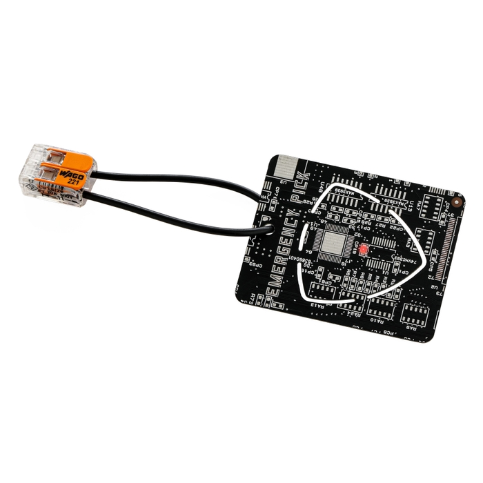 FLASH PCB ver.ピックキーホルダー 黒 ケーブル付