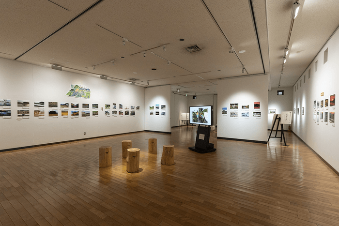 作品展の展示風景(第 14 回「飛鳥のくらし」)