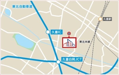 MCUD久喜II 周辺地図