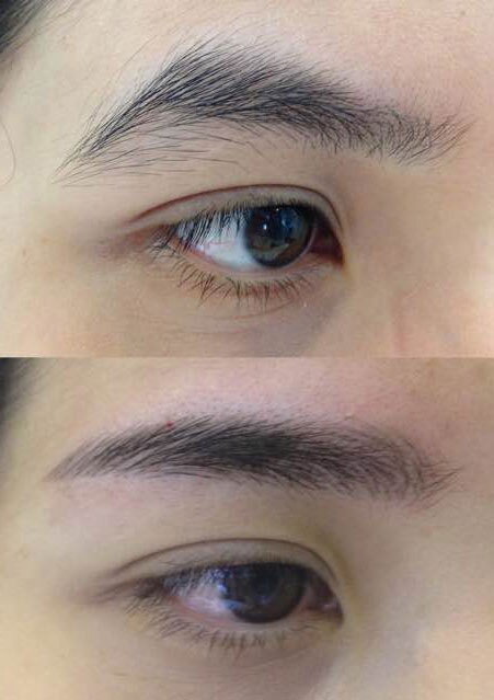 毛並み+パウダー眉