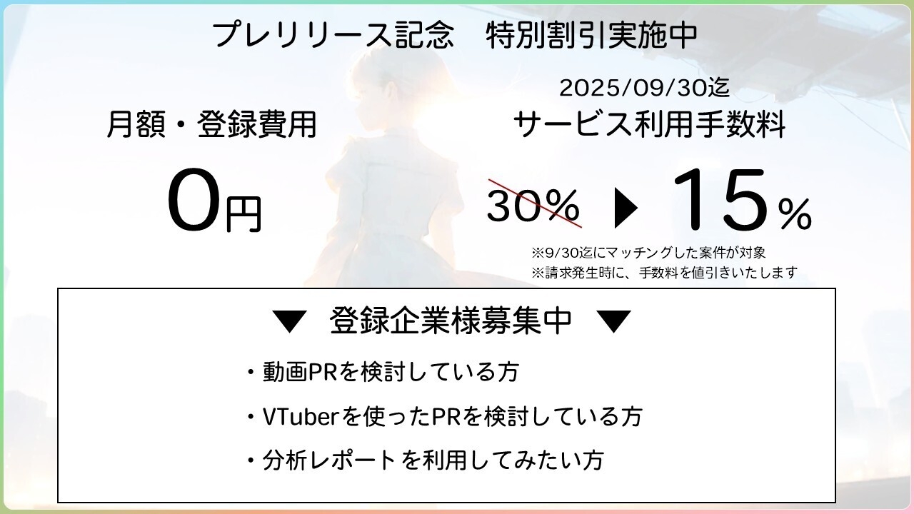 期間限定 特別割引を実施