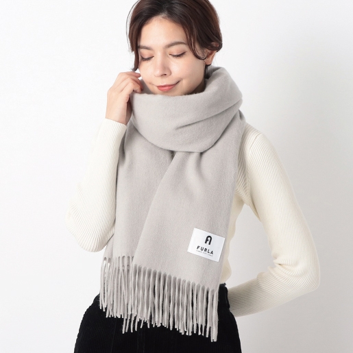 フルラ (FURLA) B&W カシミヤ100% ストール