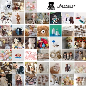 ドールだらけのハンドメイドのイベントがオンライン開催！ 『いいね！からはじまるマーケット  Instars Online Turned around』 インスタで話題の人形・ミニチュア作家が集結し、 1/15～1/18にてオンライン開催