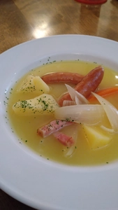 業界初！※ 災害備蓄食「ライフスープ」が、 イタリアンレストランのメニューとして登場！