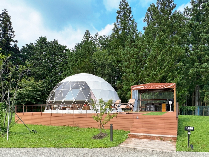 冬でも快適なドームテント