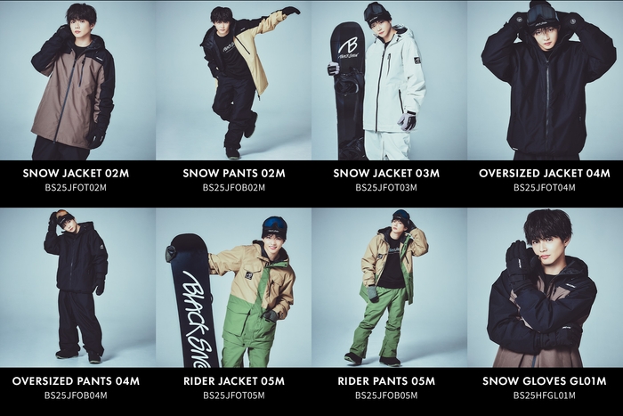 充実したラインナップで迎えるBLACK SNOW(ブラックスノー)1stコレクション(1)