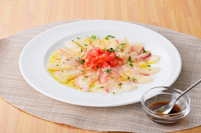 真鯛のカルパッチョ