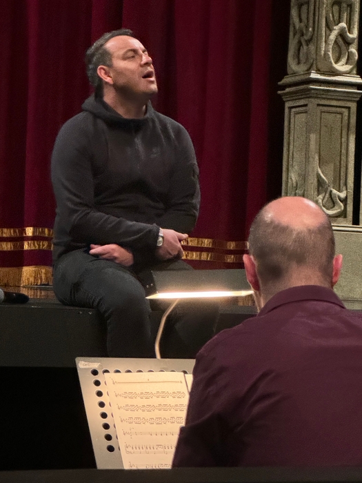 写真:ベン・フォスター:スペシャル・アンコールのリハーサルの様子