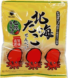 国産の七味唐辛子を加えた新フレーバーの 『旨味追求　北海たこせんべい七味唐辛子味』が登場