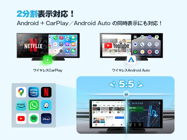 分割表示|動画 × ナビを同時に
