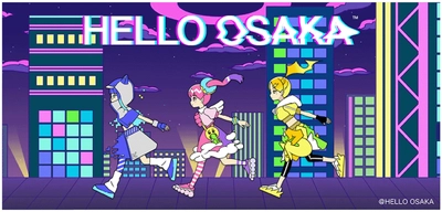 20XX年の未来都市「大阪市」を 舞台にしたアニメーション 『HELLO OSAKA』の新たなオフィシャルグッズを発売！