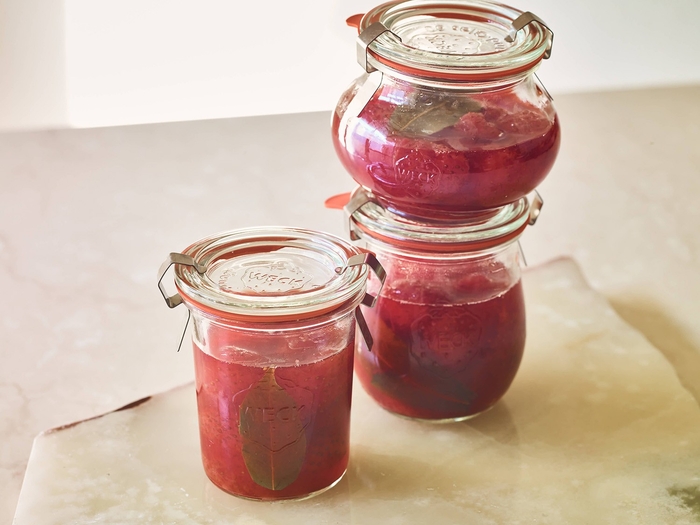 いちごとローリエのジャム