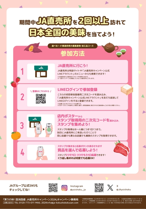 選べる!47都道府県の農畜産物・加工品コースの参加方法