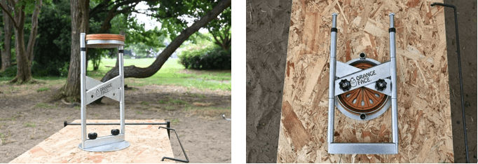 組立時(左) 収納時(右)