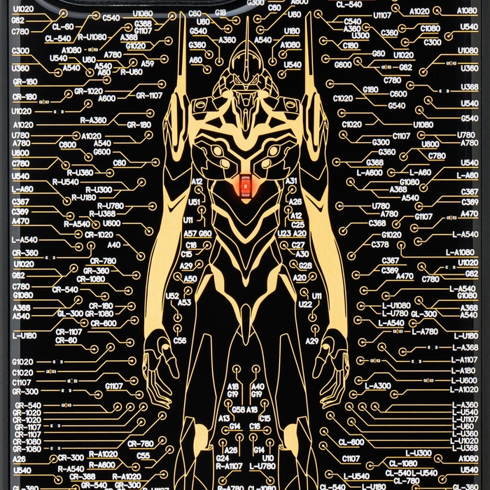 FLASH EVA01 基板アート iPhone 15Pro Maxケース ズーム