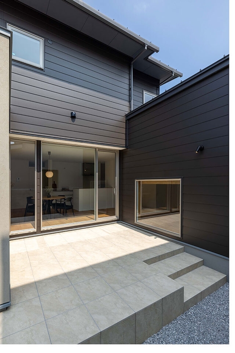 光と風のコンセプトハウス｜プライベートな庭