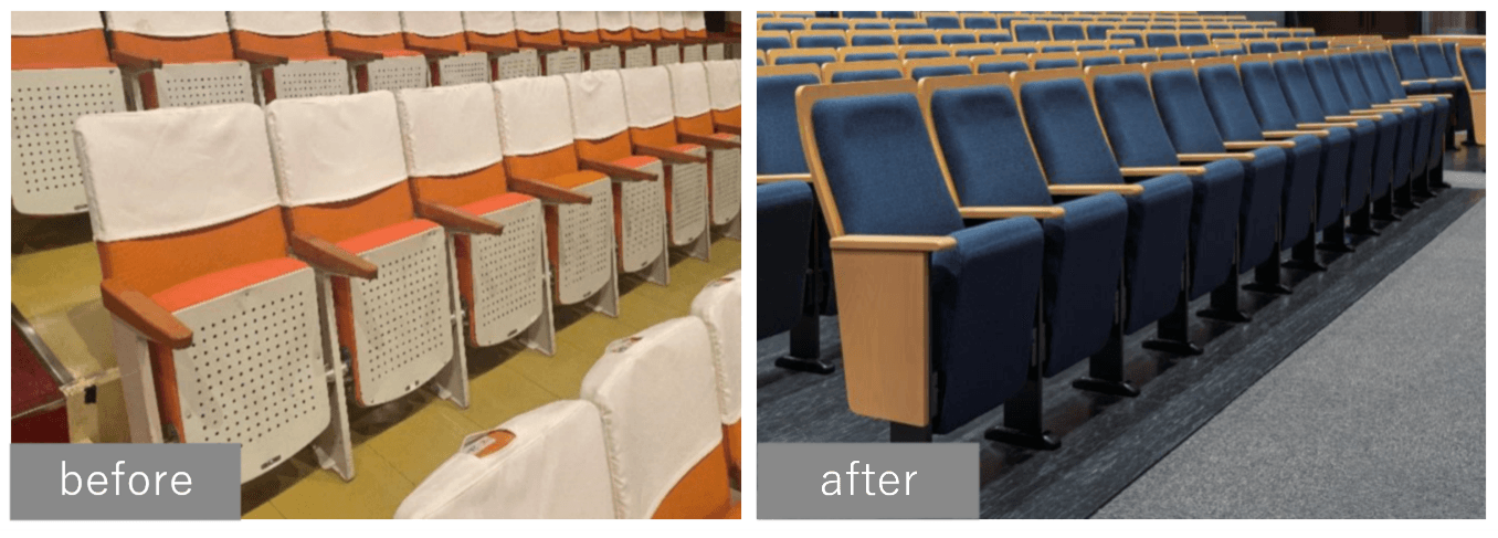 改修によって施設イメージが一新する