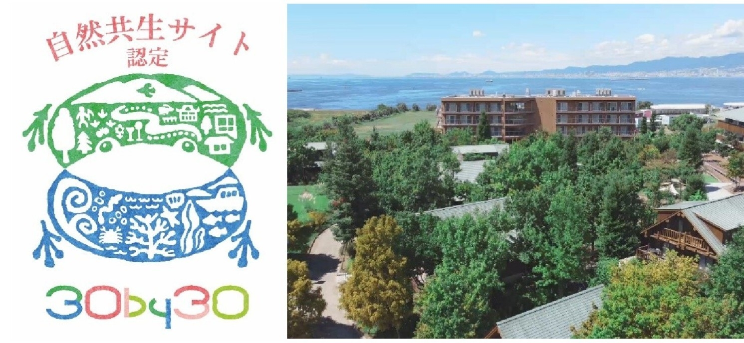 人工島とは思えない豊かな自然が広がる『The Day Osaka』の庭園(2024年10月撮影)